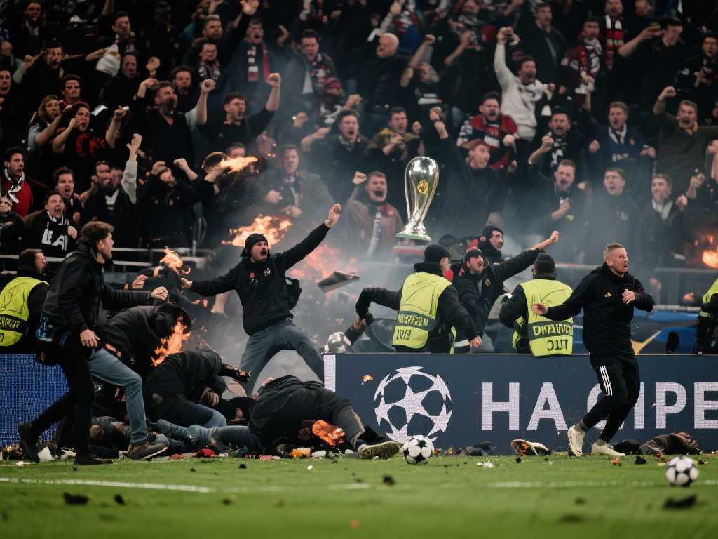 欧冠赛后冲突:约50名本菲卡球迷持棍棒攻击国米球迷所在酒店 欧冠赛后冲突:约50名本菲卡球迷持棍棒攻击国米球迷所在酒店