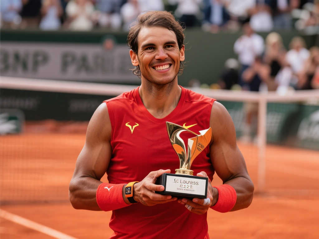 🏆无愧传奇！“红土之王”纳达尔荣膺2025年劳伦斯体育传奇奖